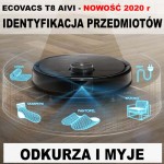 Ecovacs Ozmo PRO  T8 AIVI. Oryginalny. Polska dystrybucja. Sklep Ecovacs - Warszawa. 
