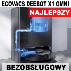 Ecovacs Deebot X1 Omni.  Sklep  z robotami sprzątającymi Warszawa 