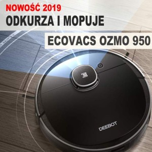 Ecovacs Deebot Ozmo 950.  Sklep Ecovacs - Warszawa, kurier 0 zł. NATYCHMIASTOWA WYSYŁKA