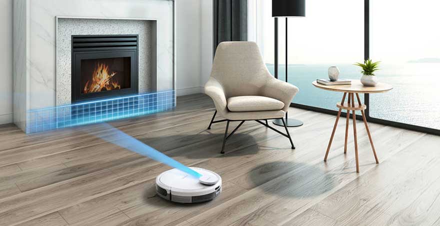 Ecovacs Deebot Ozmo 905 - laser