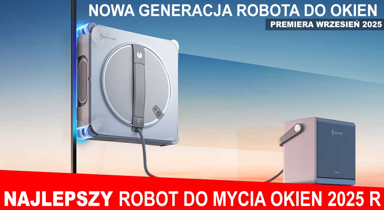 ecovacs winbot w2s omni - bezprzewodowy najlepszy robot do mycia okien 